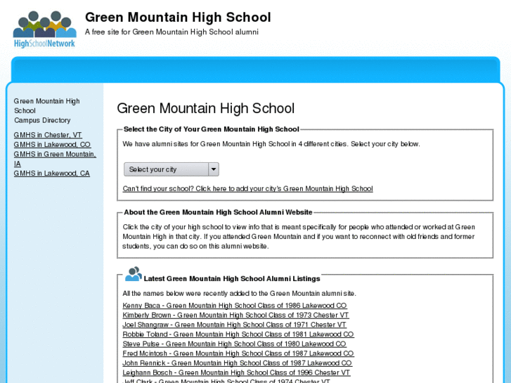 www.greenmountainhighschool.org