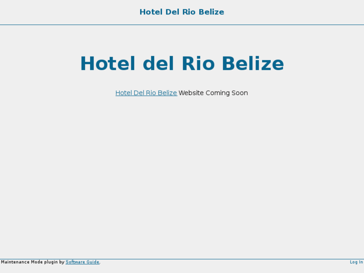 www.hoteldelriobelize.com