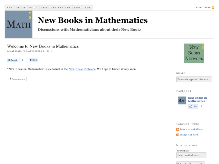 www.newbooksinmath.com