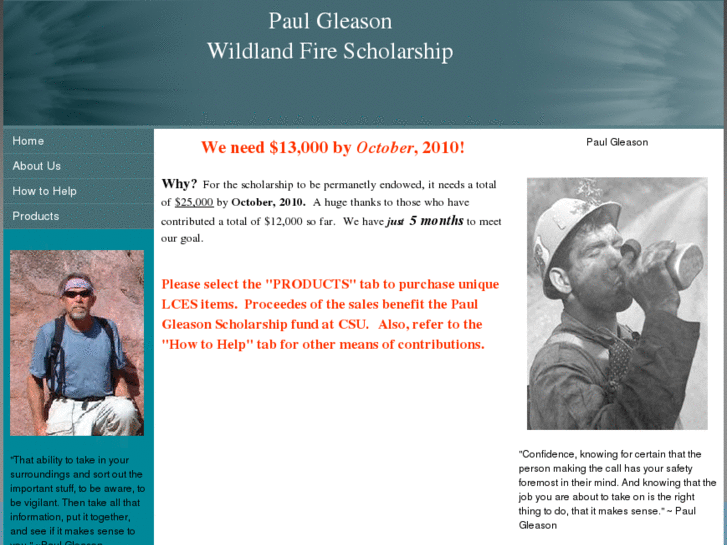 www.paul-gleason-scholarship.org