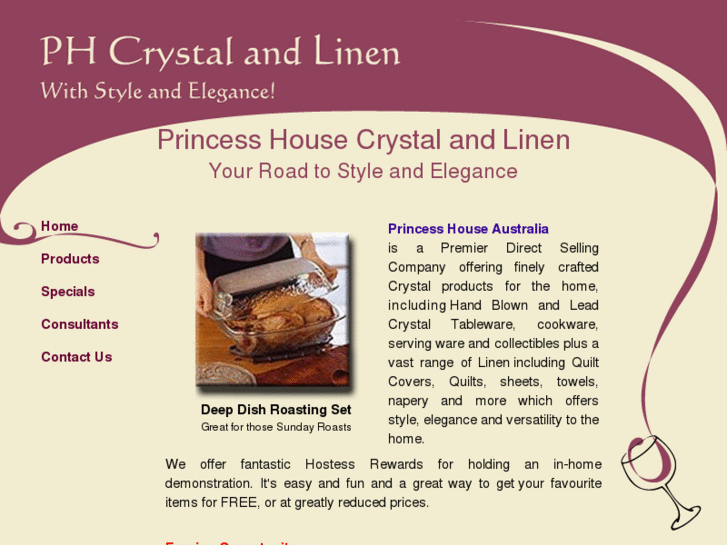 www.phcrystalandlinen.com