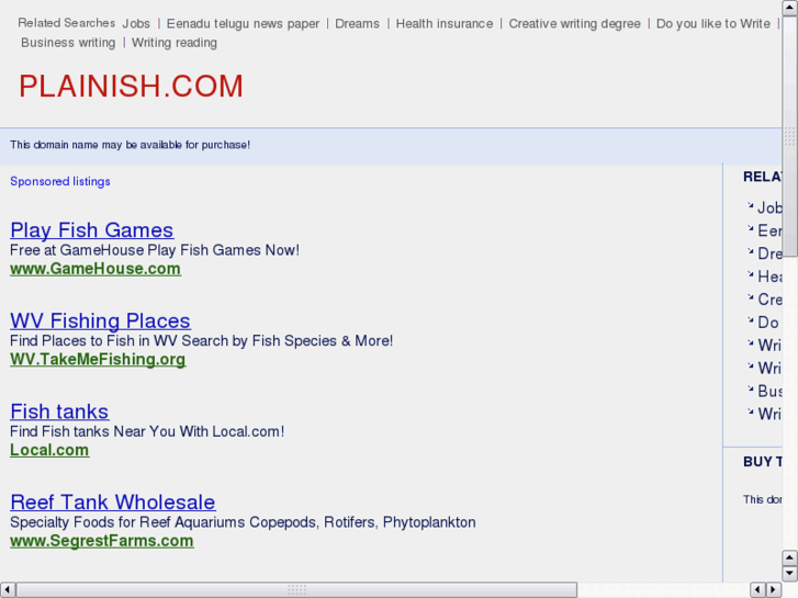 www.plainish.com