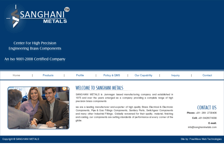 www.sanghanimetals.com