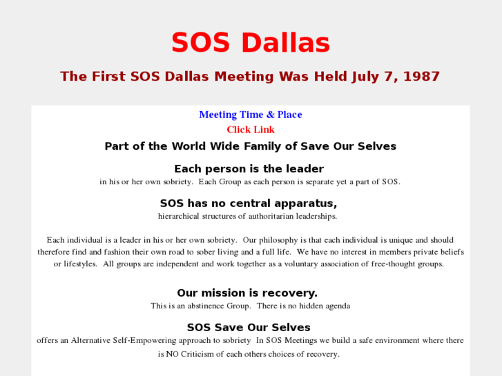 www.sosdallas.org