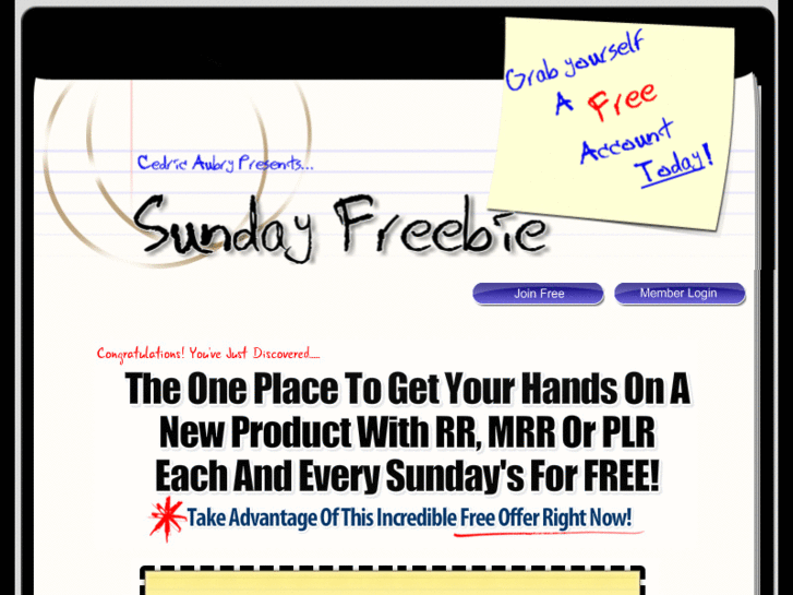 www.sundayfreebie.com