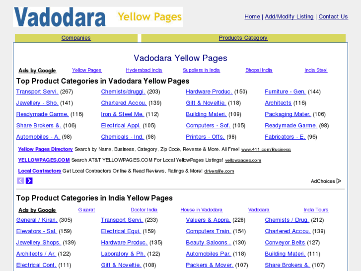 www.vadodara-yellowpages.net