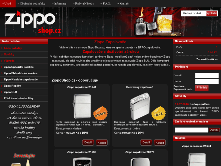 www.zipposhop.cz