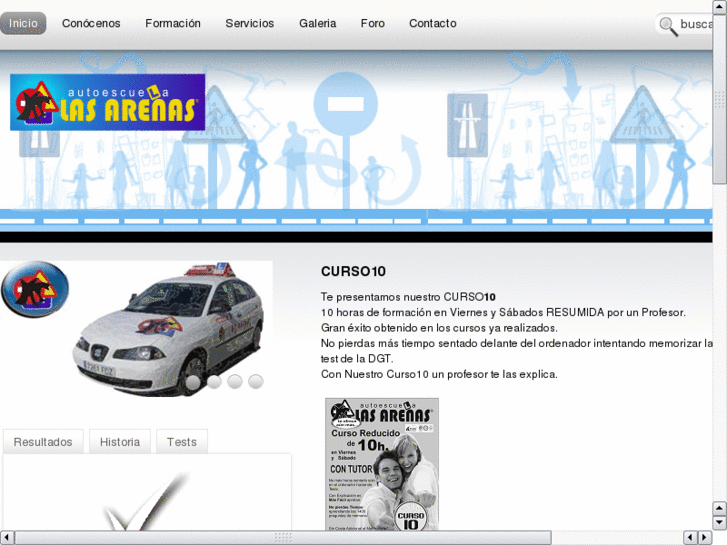 www.autoescuelalasarenas.com