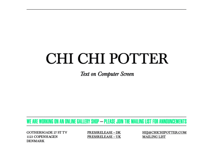 www.chichipotter.com