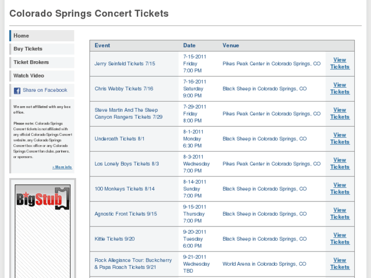 www.coloradospringsconcerts.com