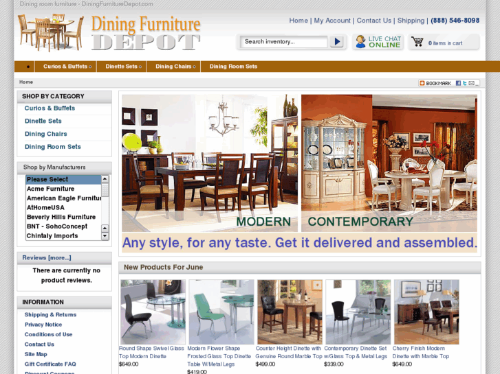 www.diningfurnituredepot.com