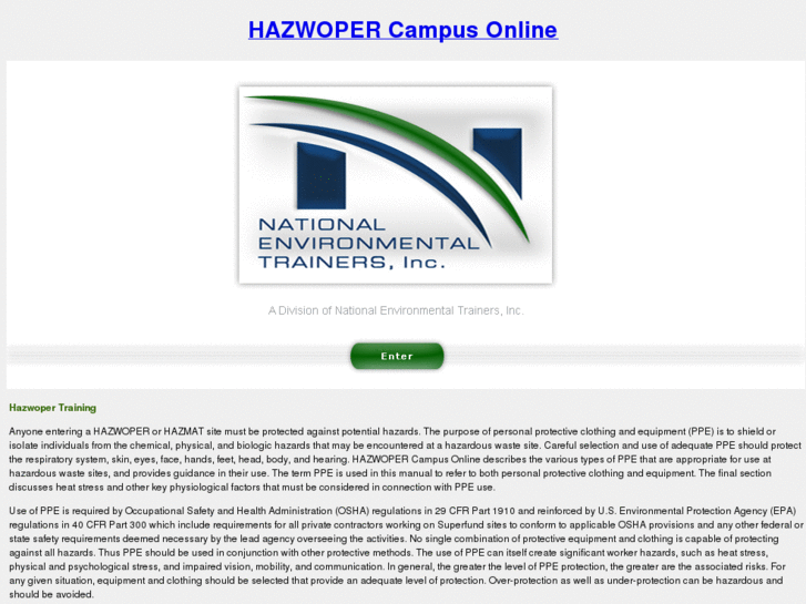 www.hazwopercampusonline.com