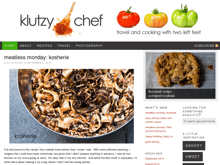 www.klutzychef.com