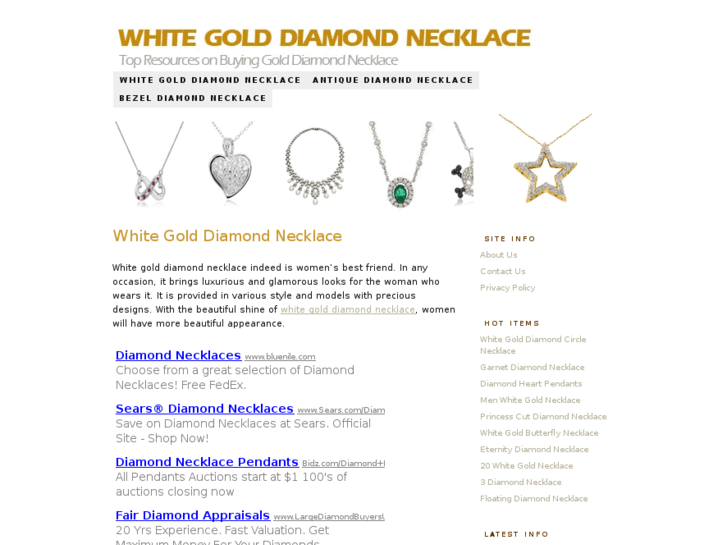 www.whitegolddiamondnecklace.net