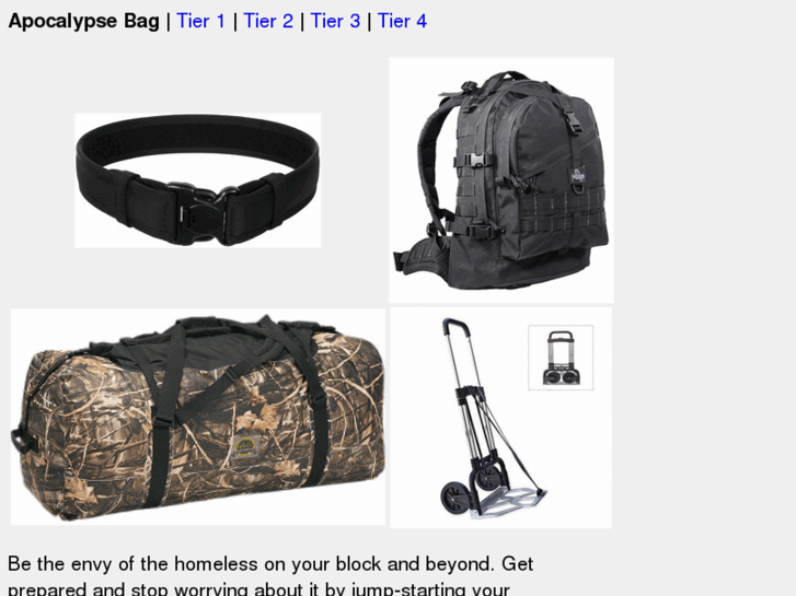 www.apocalypsebag.com