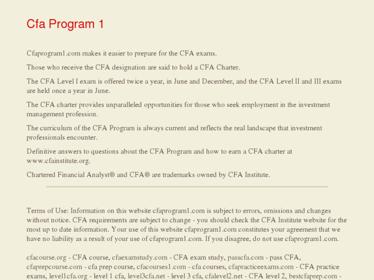 www.cfaprogram1.com
