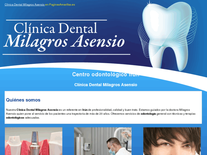 www.clinicadentalmilagrosasensio.com