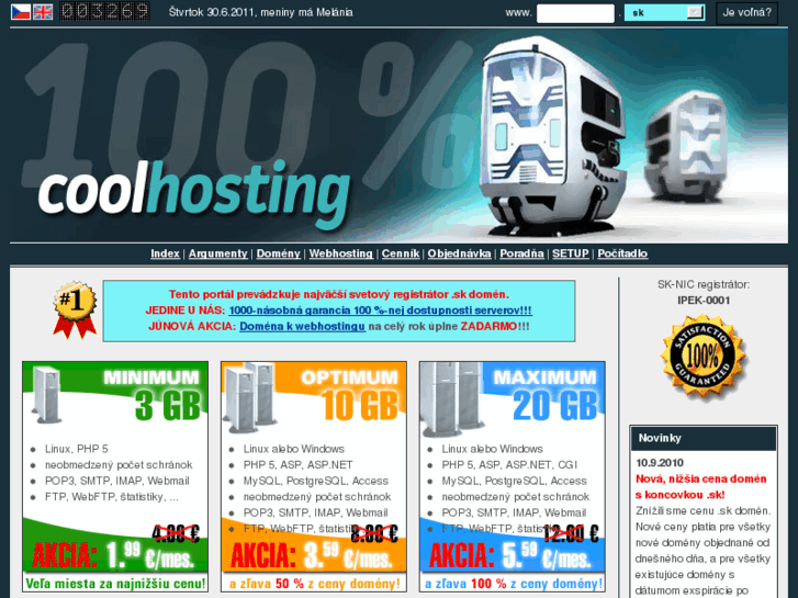 www.coolhosting.sk