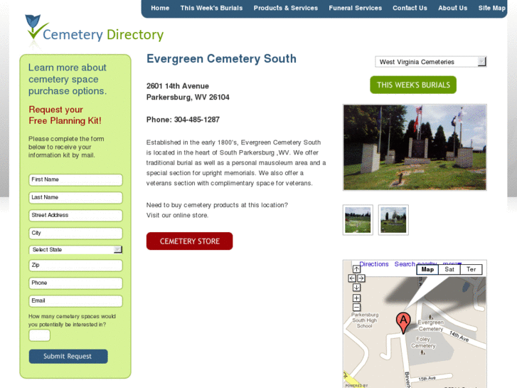 www.evergreencemeterysouth.com