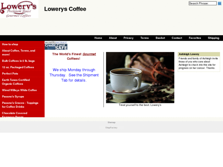 www.loweryscoffee.com