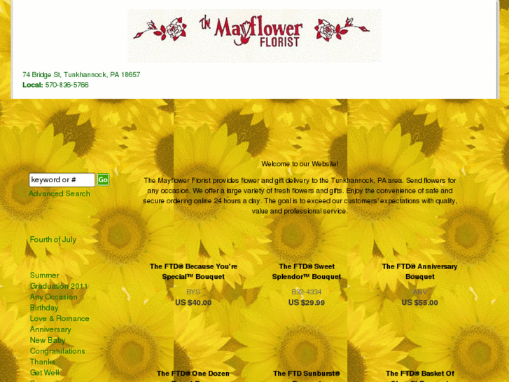 www.mayflowerflorist.net