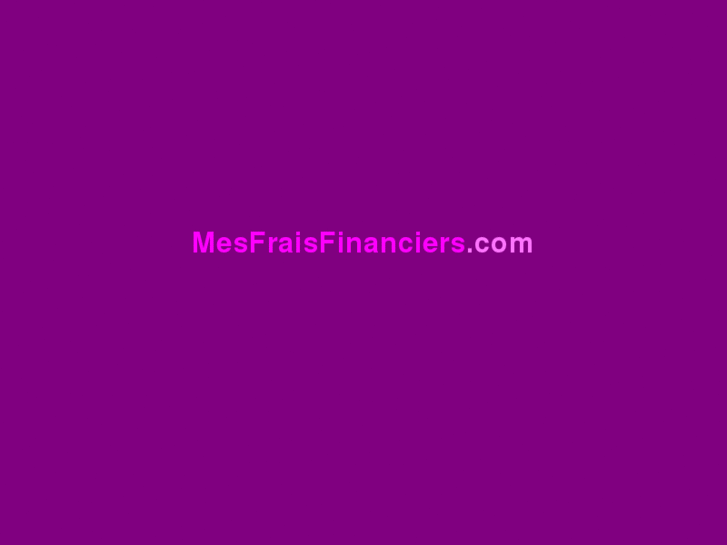 www.mesfraisfinanciers.com