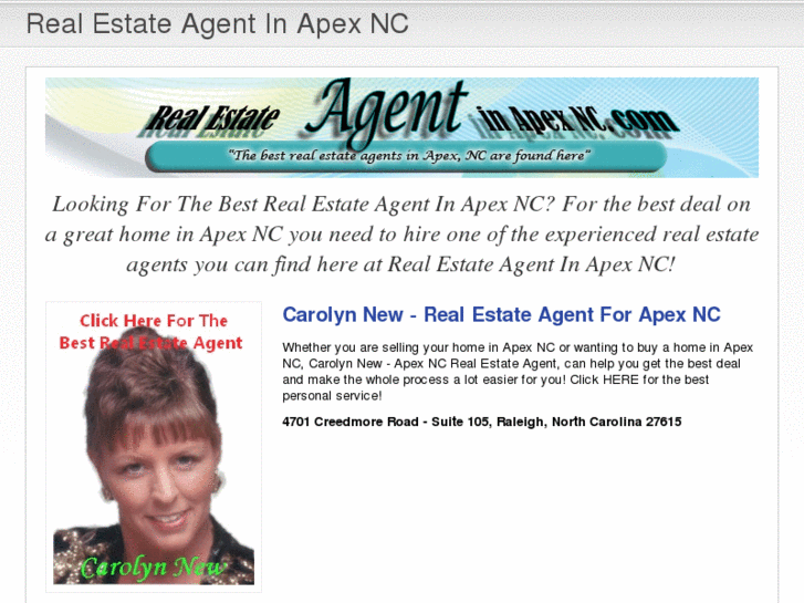 www.realestateagentinapexnc.com