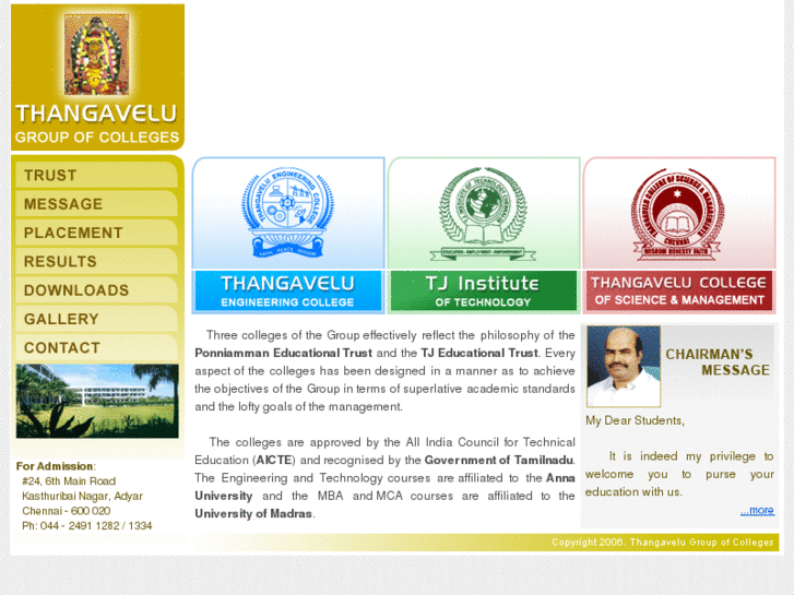 www.thangavelucolleges.com