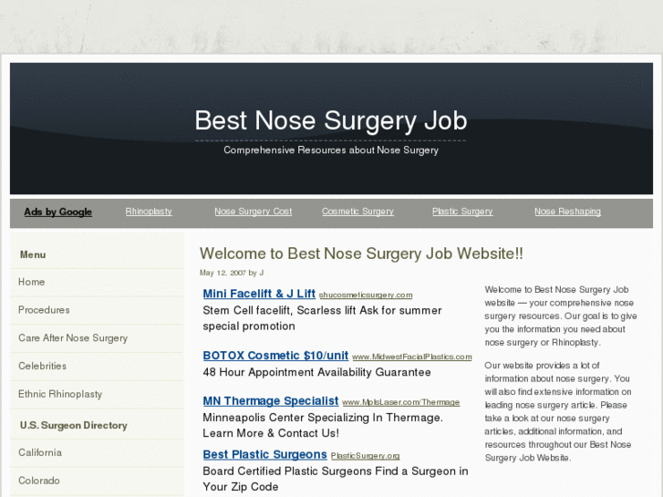 www.bestnosesurgeryjob.com