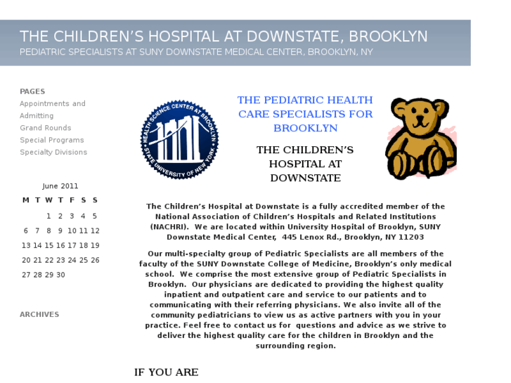 www.brooklynchildrenshospital.org