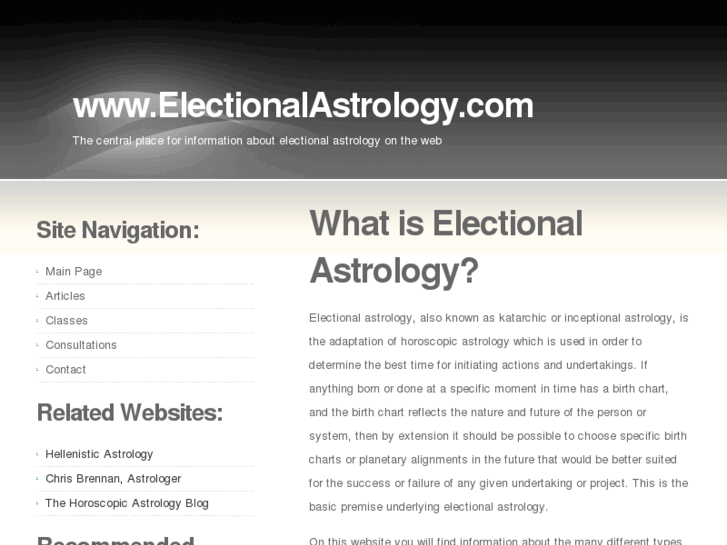 www.electionalastrology.com