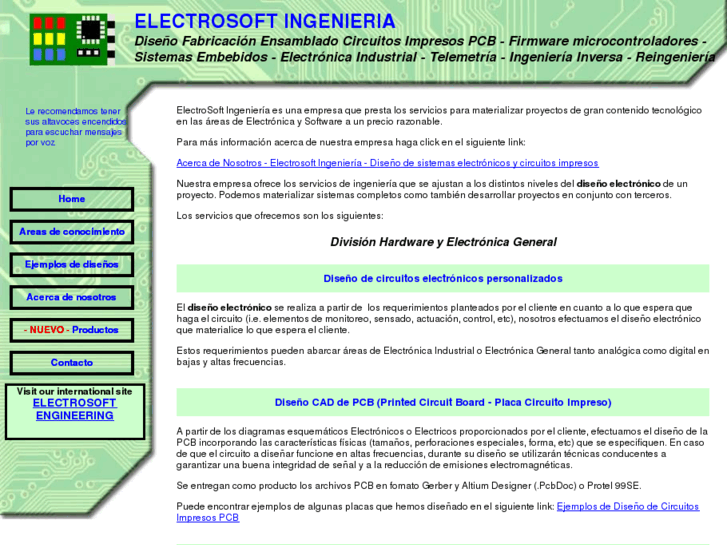 www.electrosoft.cl