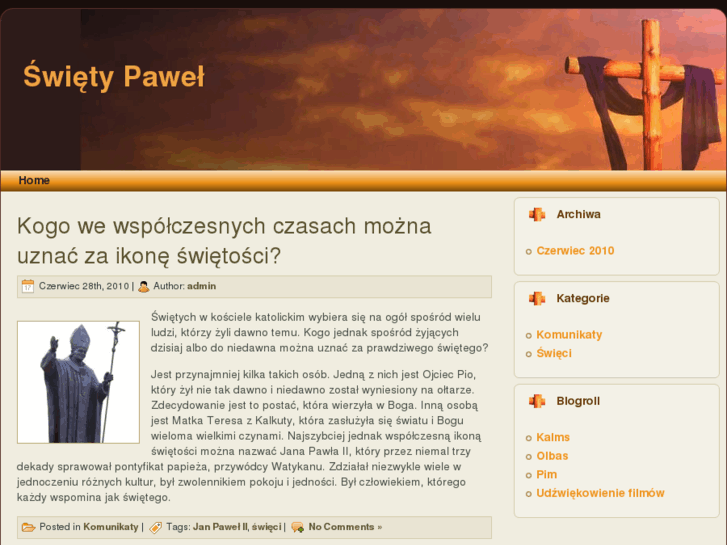 www.swietypawel.pl