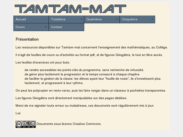 www.tamtam-mat.net