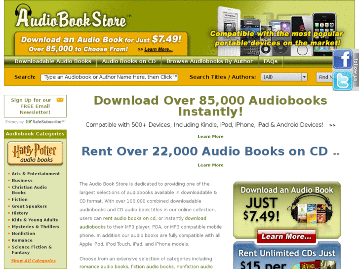 www.theaudiobookstore.com