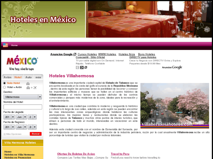 www.villahermosahoteles.com