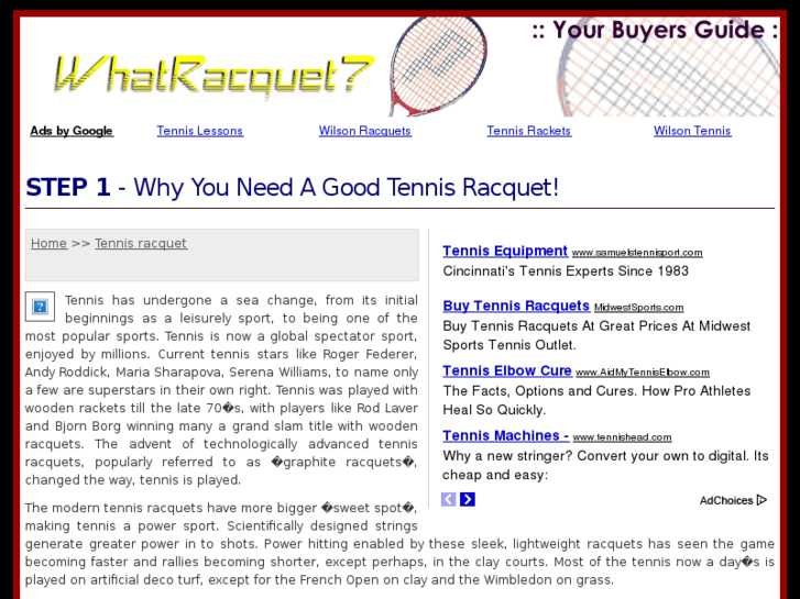 www.whatracquet.com