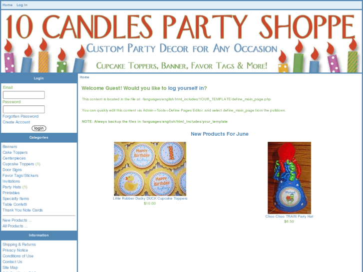 www.10candles.com