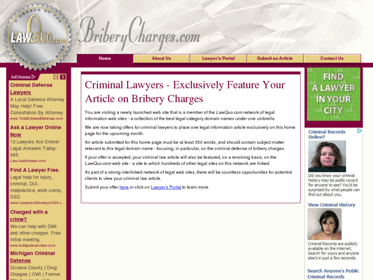 www.briberycharges.com