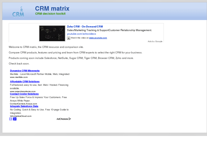 www.crmmatrix.org