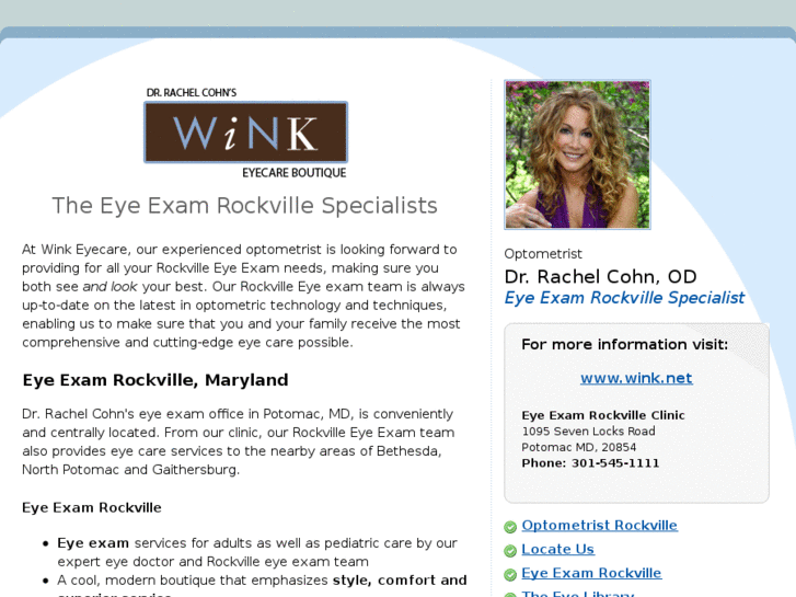 www.eyeexamrockville.com