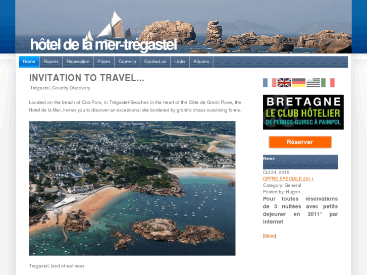 www.hoteldelamer-tregastel.com