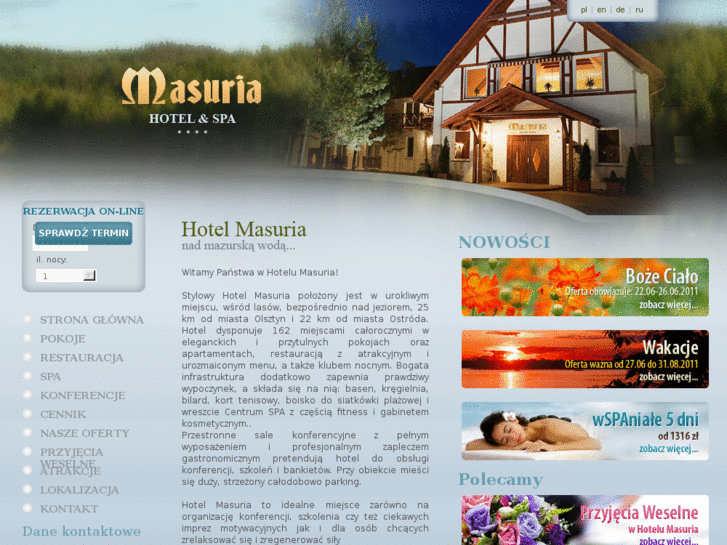 www.hotelmasuria.pl