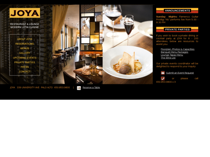 www.joyarestaurant.com