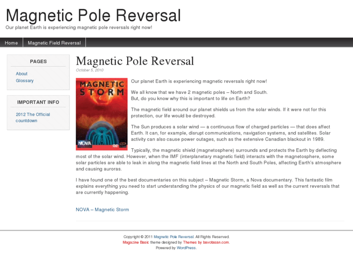 www.magneticpolereversal.com