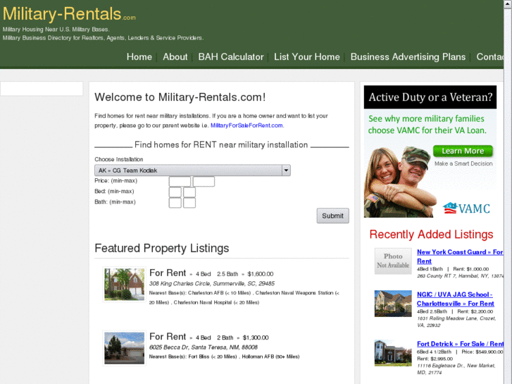 www.military-rentals.com