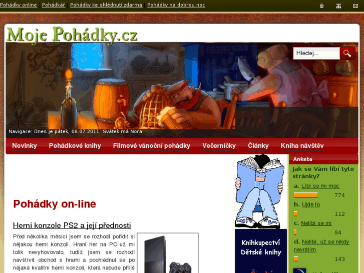 www.mojepohadky.cz