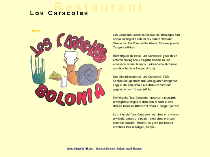 www.restaurantloscaracoles.com