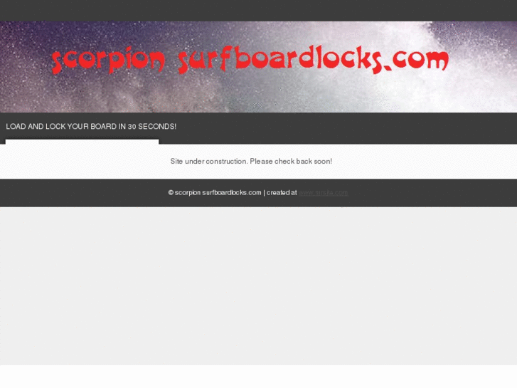 www.scorpionsurfboardlocks.com