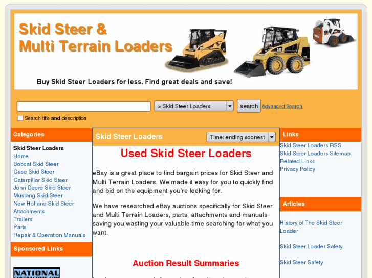 www.skidsteerloaders.info